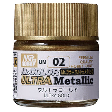 Gunze UM02 Mr Color Ultra Metallic Gold 10ml